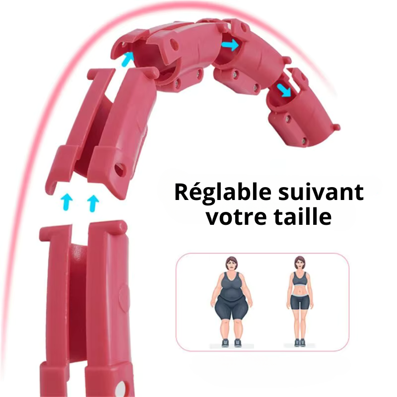 Cerceau Minceur Intelligent réglable selon votre taille pour un entraînement efficace à domicile