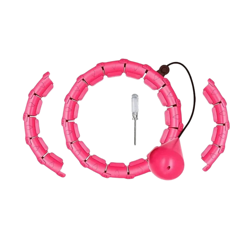 Cerceau Minceur Intelligent en rose avec pièces supplémentaires et outil de montage pour un exercice efficace