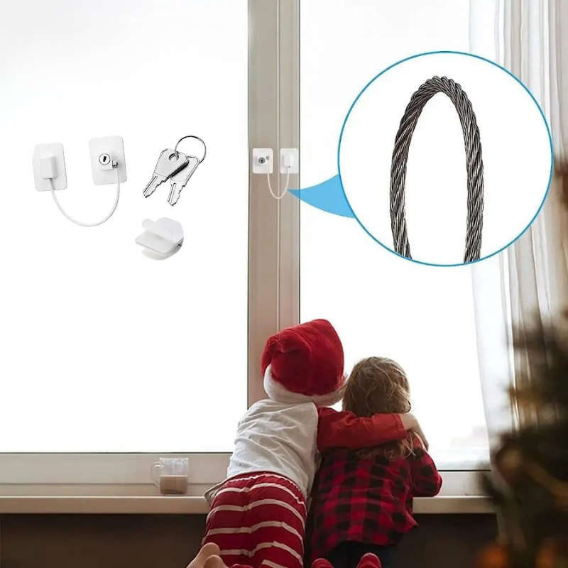 Verrou pour Frigo de sécurité avec clé pour protéger les enfants et prévenir les accidents domestiques
