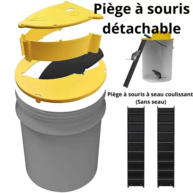 Piège souris seau